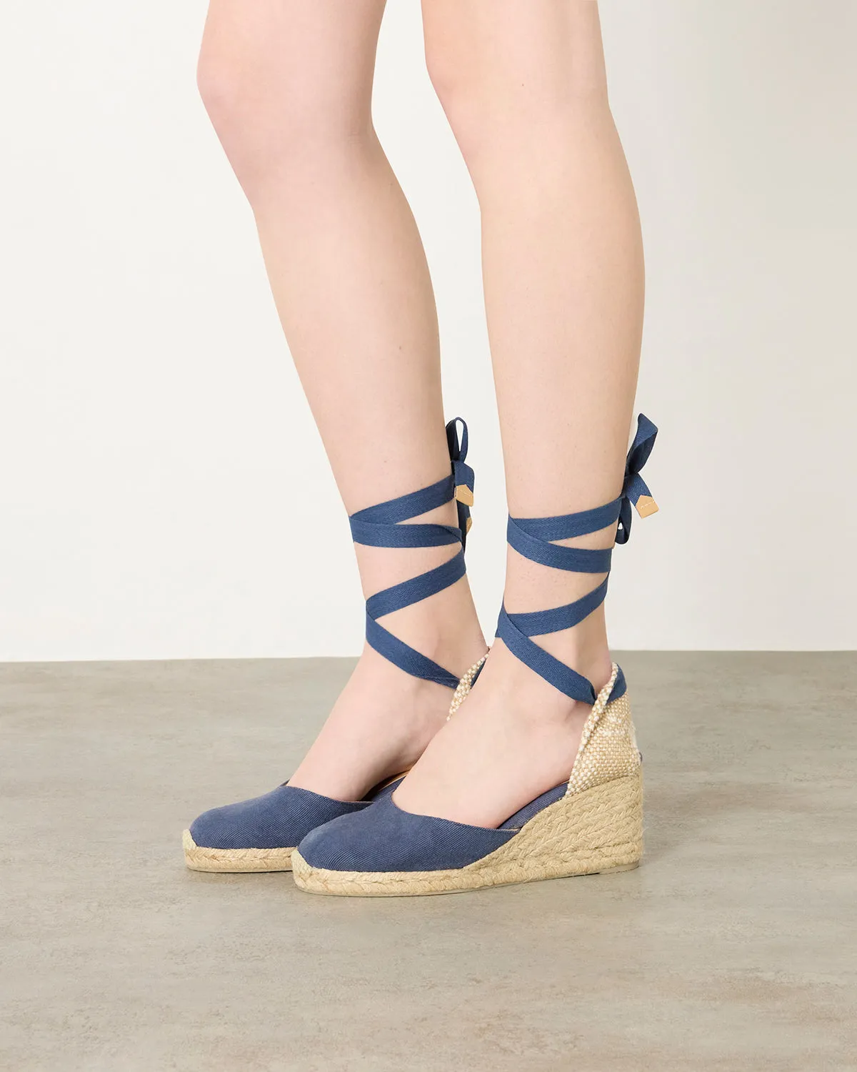 Castaner Carina 6/002 espadrilles donkerblauw canvas