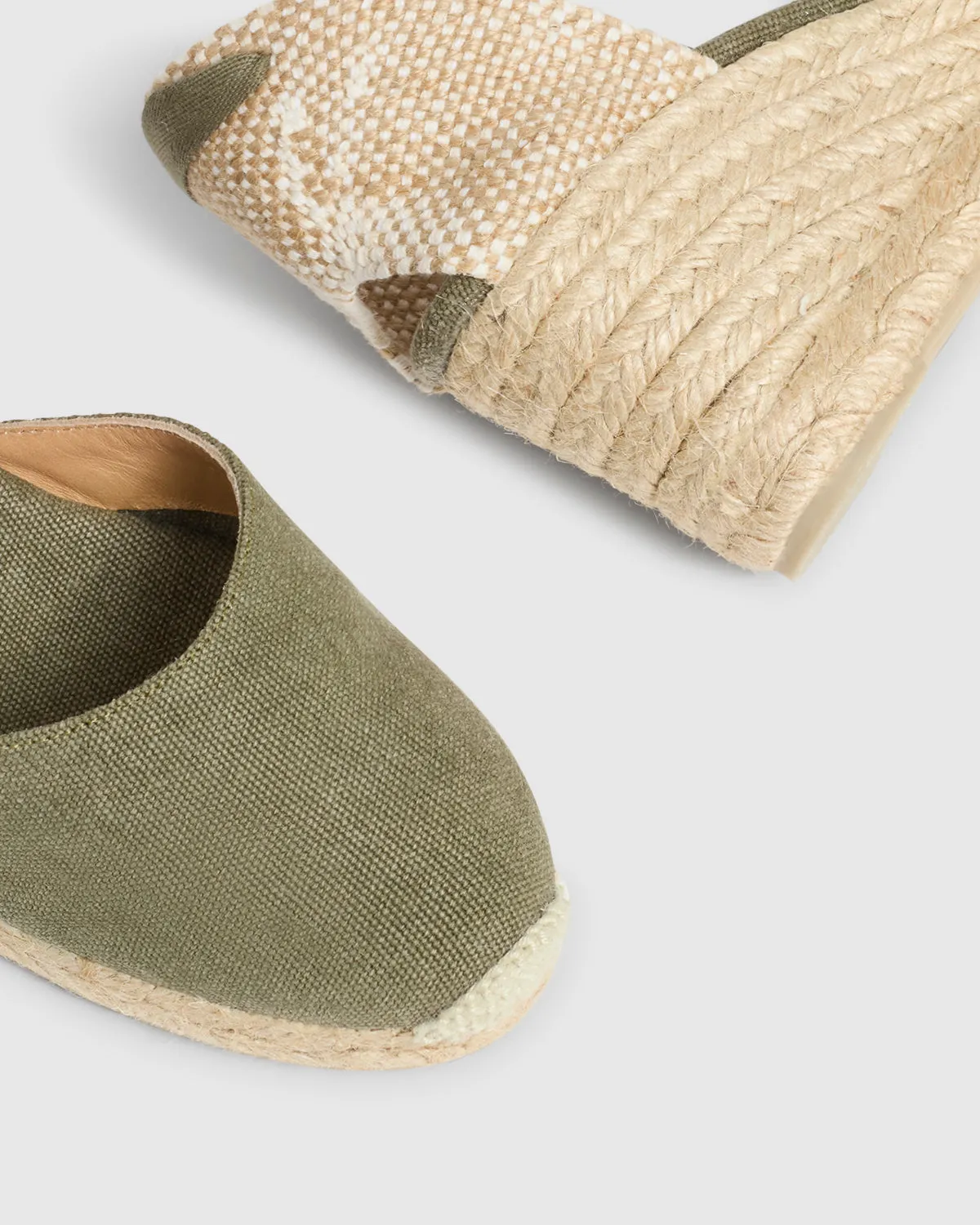 Castaner Carina 6/002 espadrille olive canvas