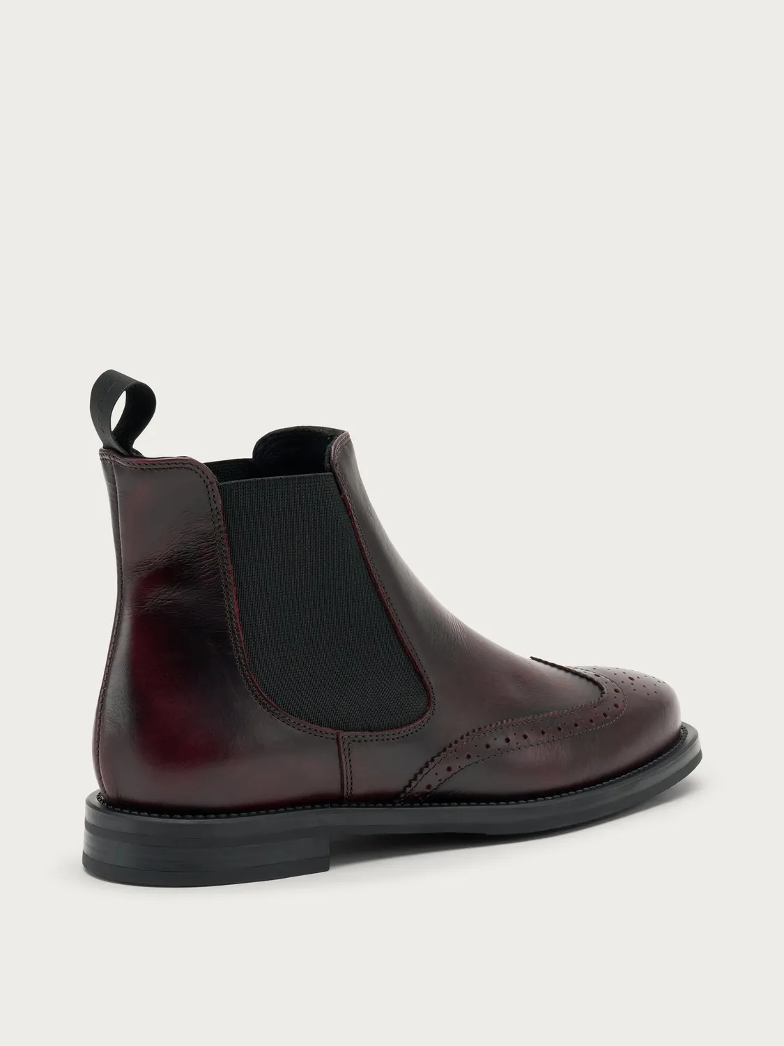 Frau Verona bordeaux leren chelsea boots dames