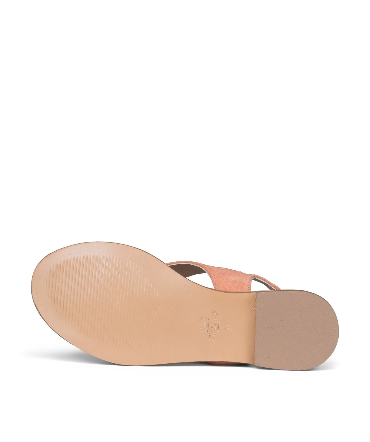 Finsbury Colette sandalen beige leer plat