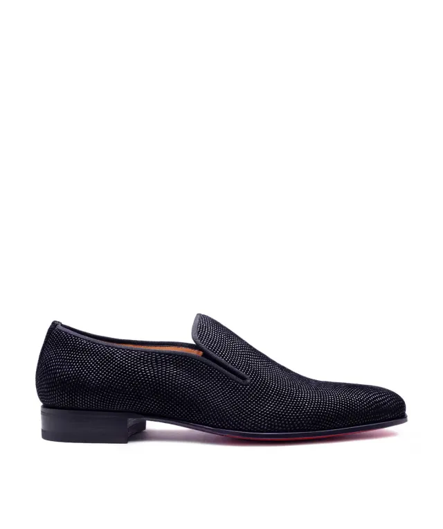 Finsbury Belem loafers zwart suède heren