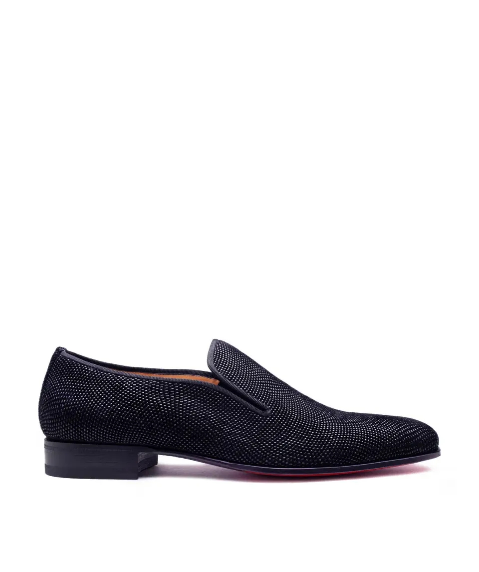 Finsbury Belem loafers zwart suède heren