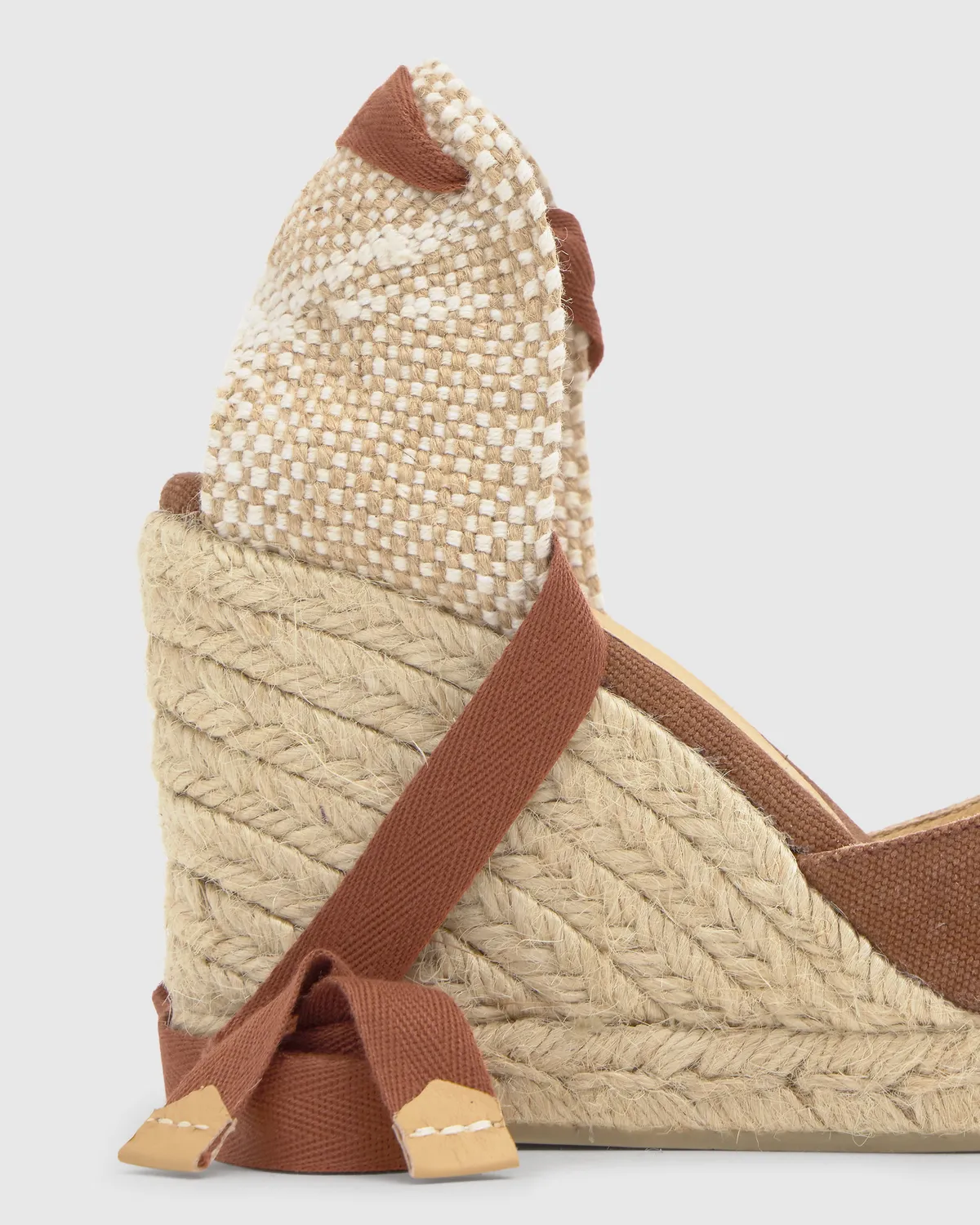 Castaner Carina 8/002 espadrilles pecan – 9 cm sleehak