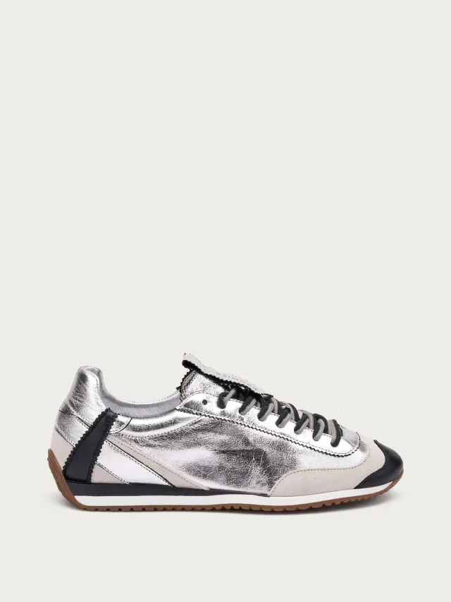 Frau Cromier Quantum Chrome sneakers zilver