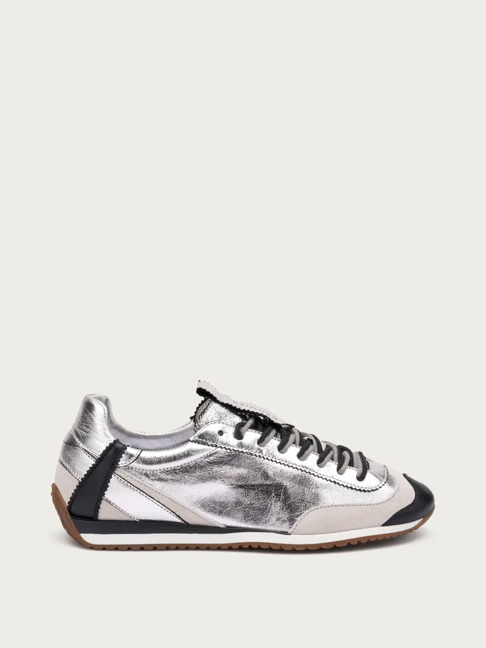 Frau Cromier Quantum Chrome sneakers zilver