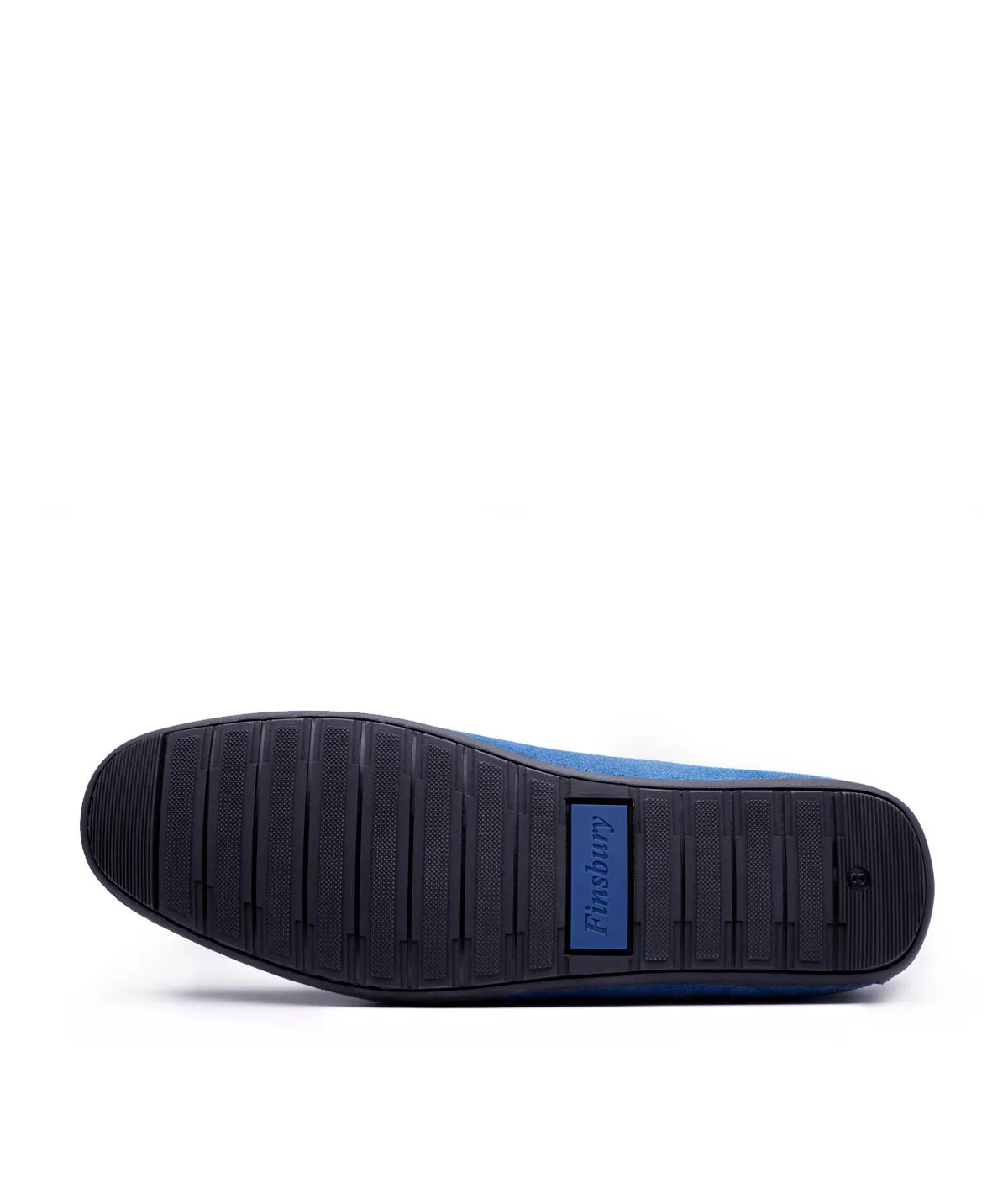 Finsbury Dandy mocassins blauw suède