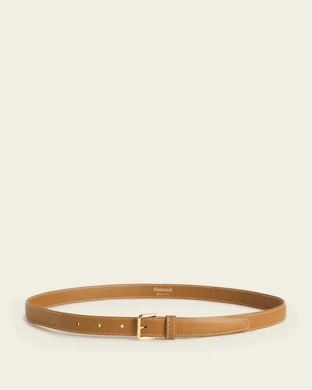 Flattered Barbara Belt Leather Cognac riem cognac 20 mm