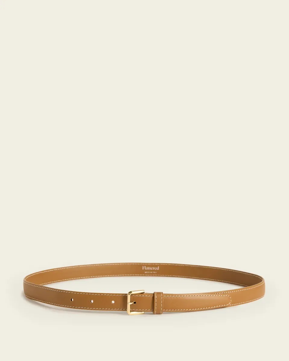 Flattered Barbara Belt Leather Cognac riem cognac 20 mm