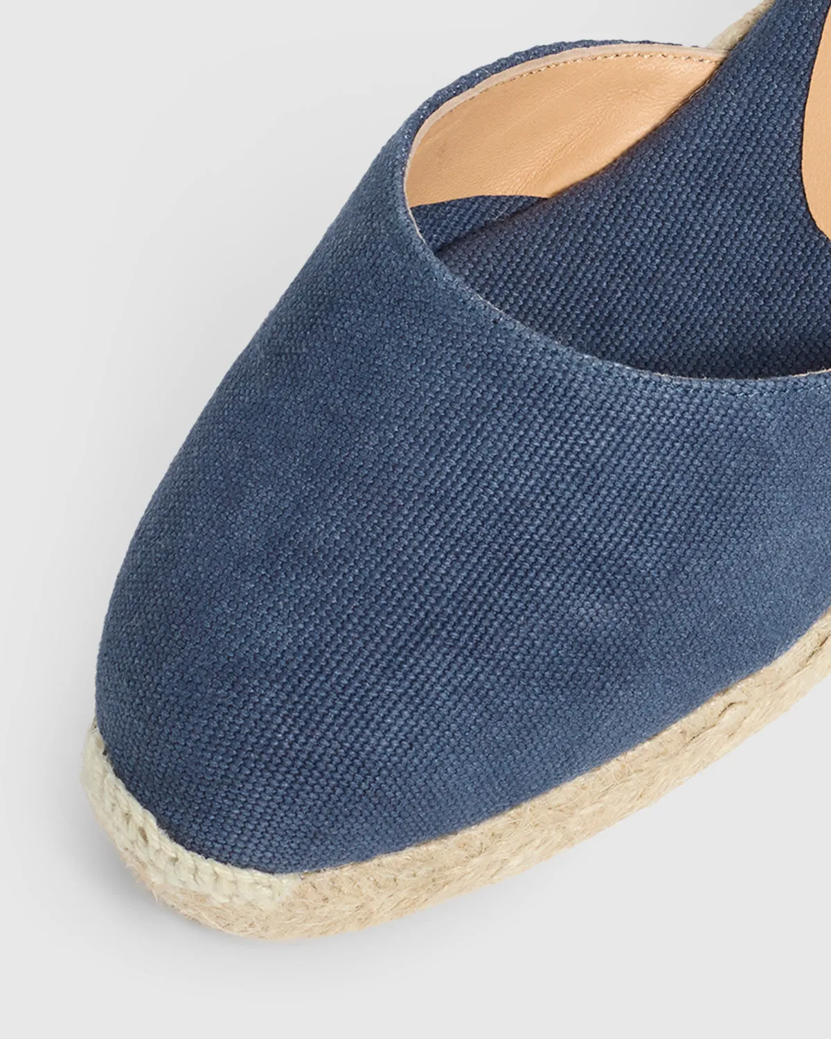 Castaner Carina 3 002 espadrille katoen donkerblauw 5 cm