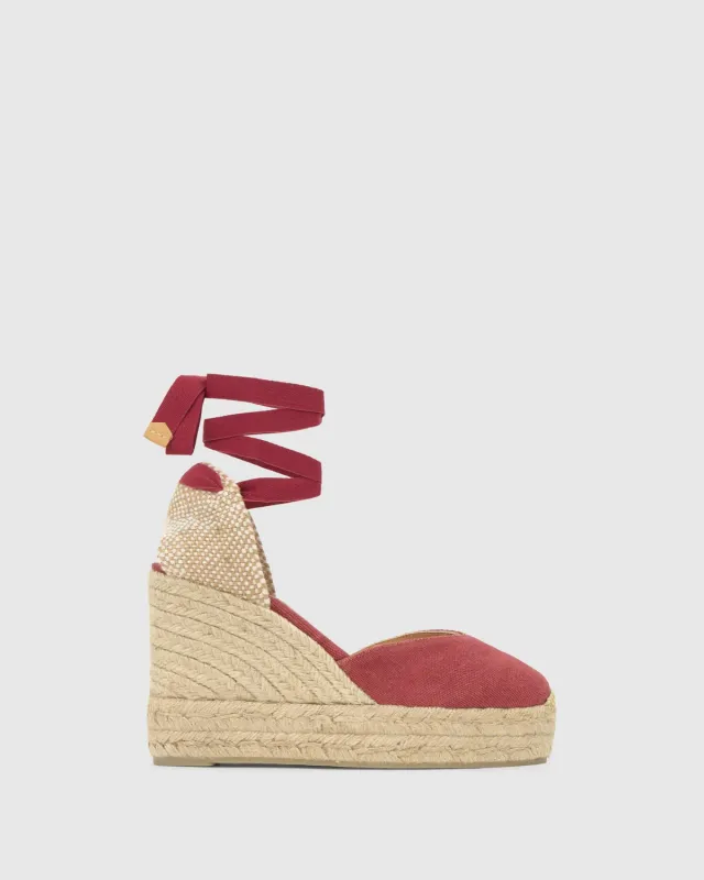 Castaner Chiara 8ED/002 espadrilles merlot katoen