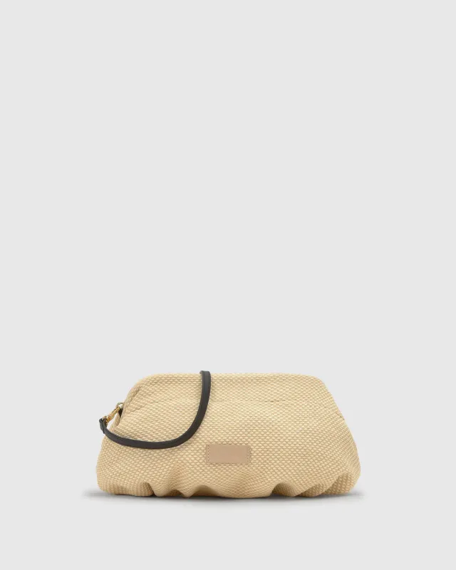 Castaner Small Victoire 289 clutch naturel raffia