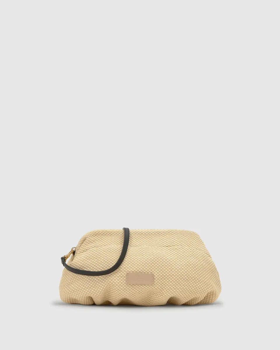 Castaner Small Victoire 289 clutch naturel raffia