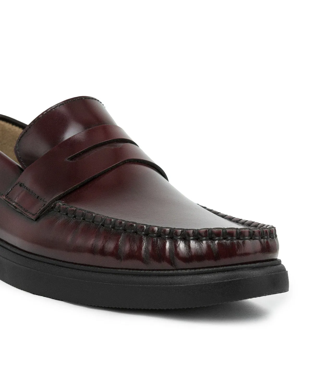 Finsbury Eduardo loafers bordeaux glad leer