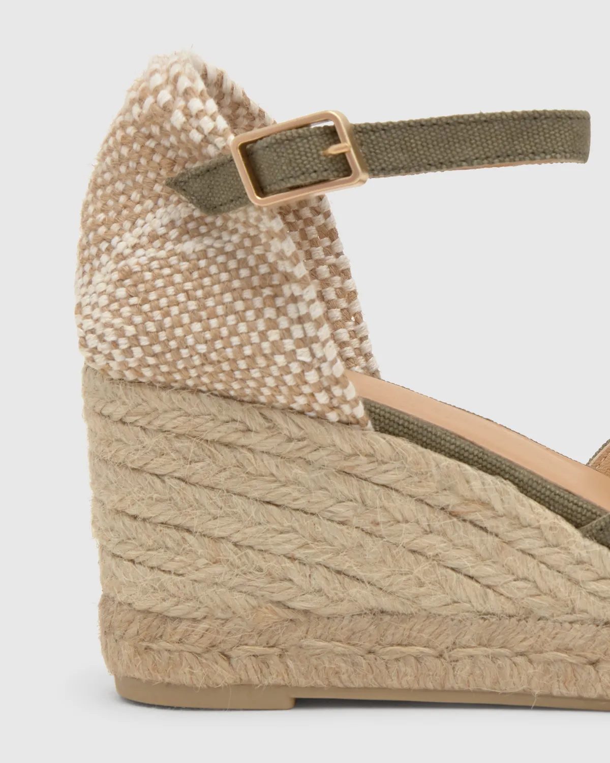 Castaner Bianca 6/002 sandalen olijf canvas