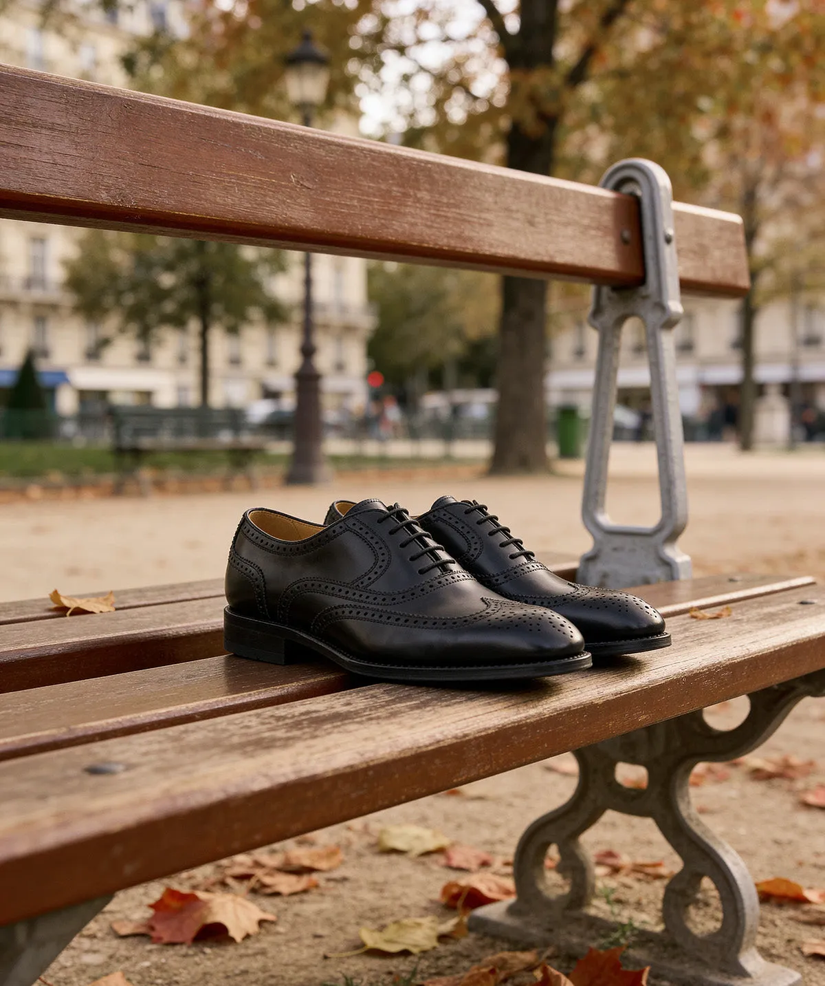 Finsbury Strand 4 Oxford herenschoenen zwart leer