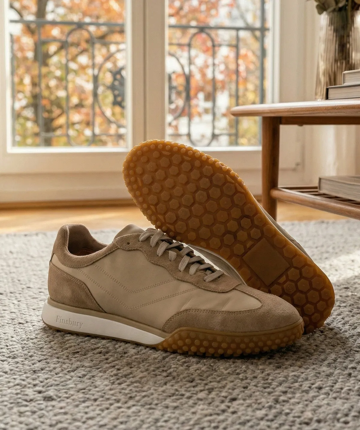 Finsbury Mathis sneakers beige canvas