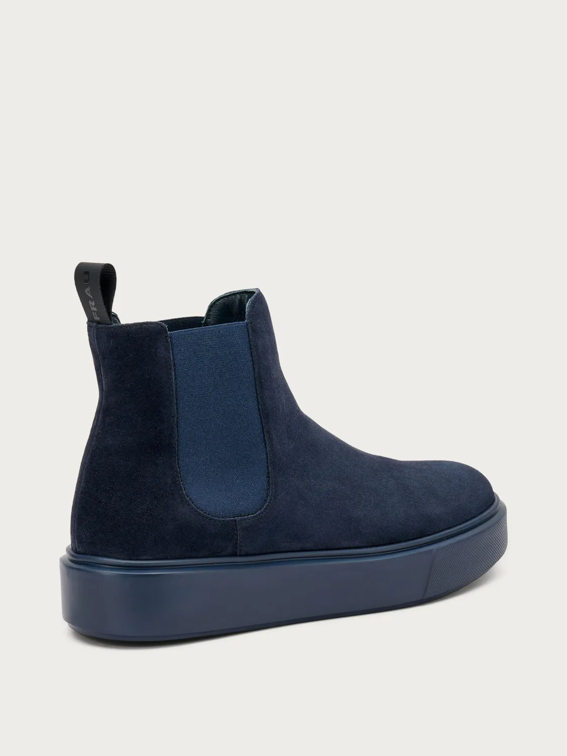Frau Verona Beatle enkellaars blauw suède dames