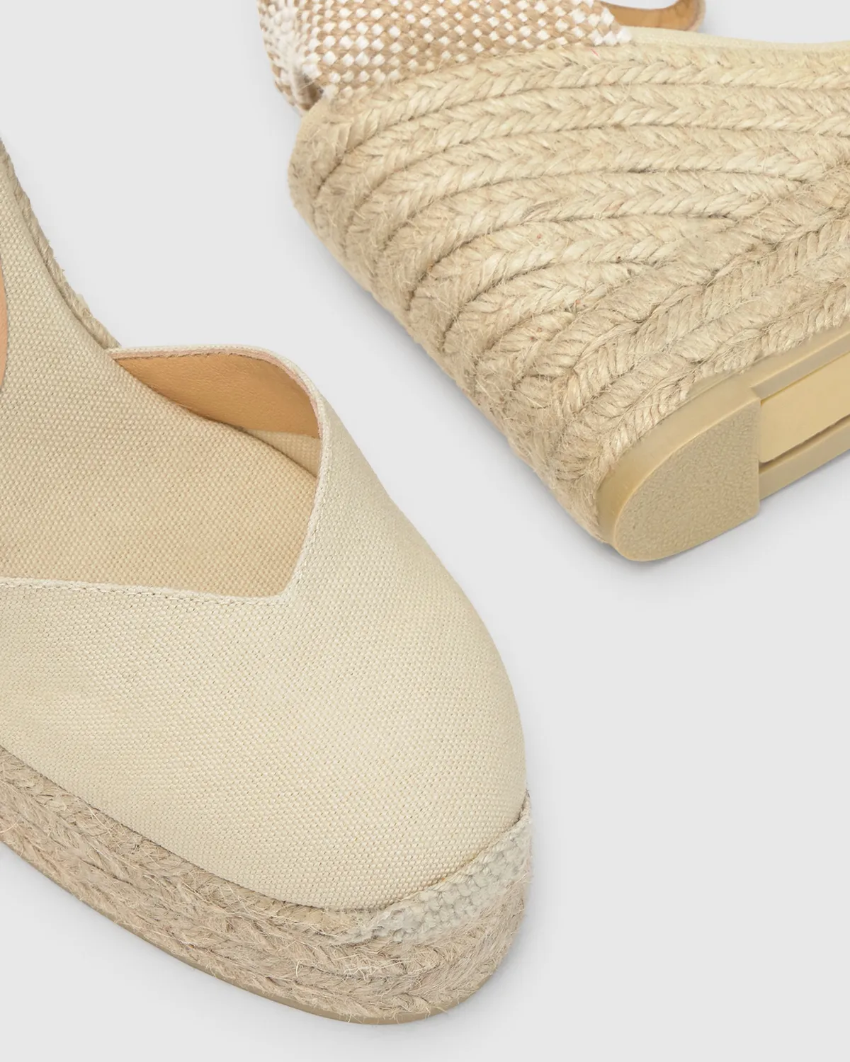 Castaner Chiarita 8ED 001 espadrilles ivoor canvas