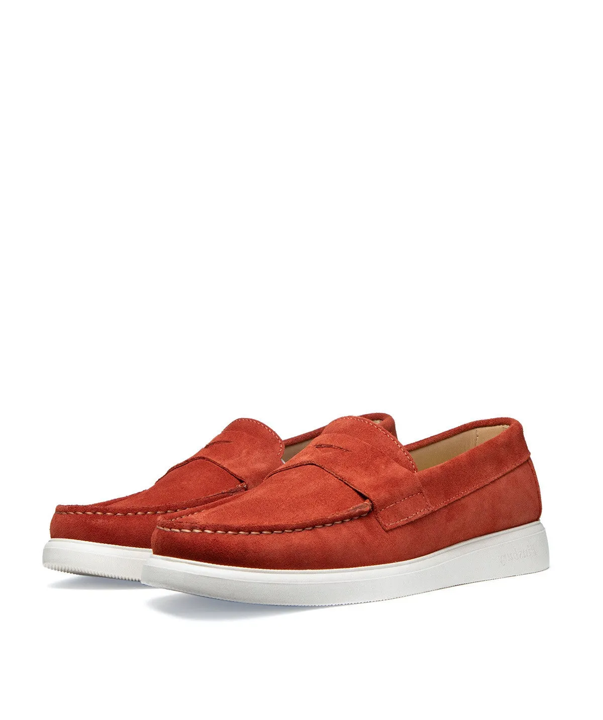 Finsbury Acapulco loafer baksteen kalfssuede