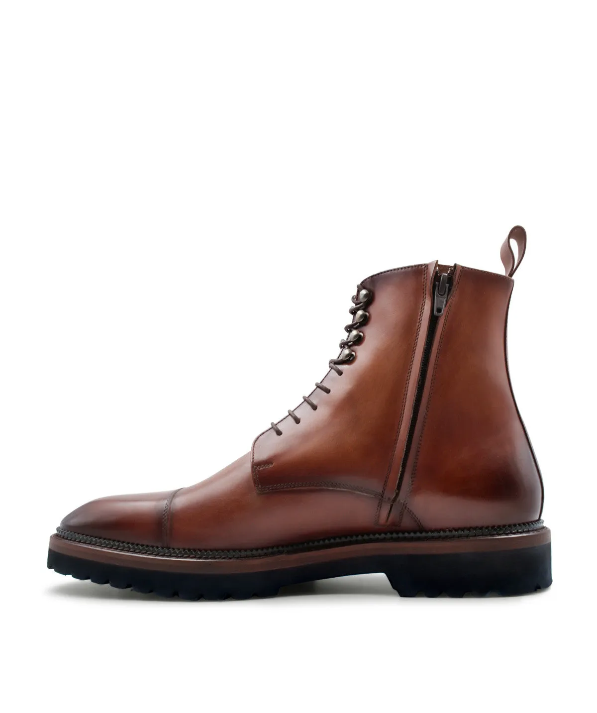 Finsbury Alessandro enkellaarzen bruin patina heren