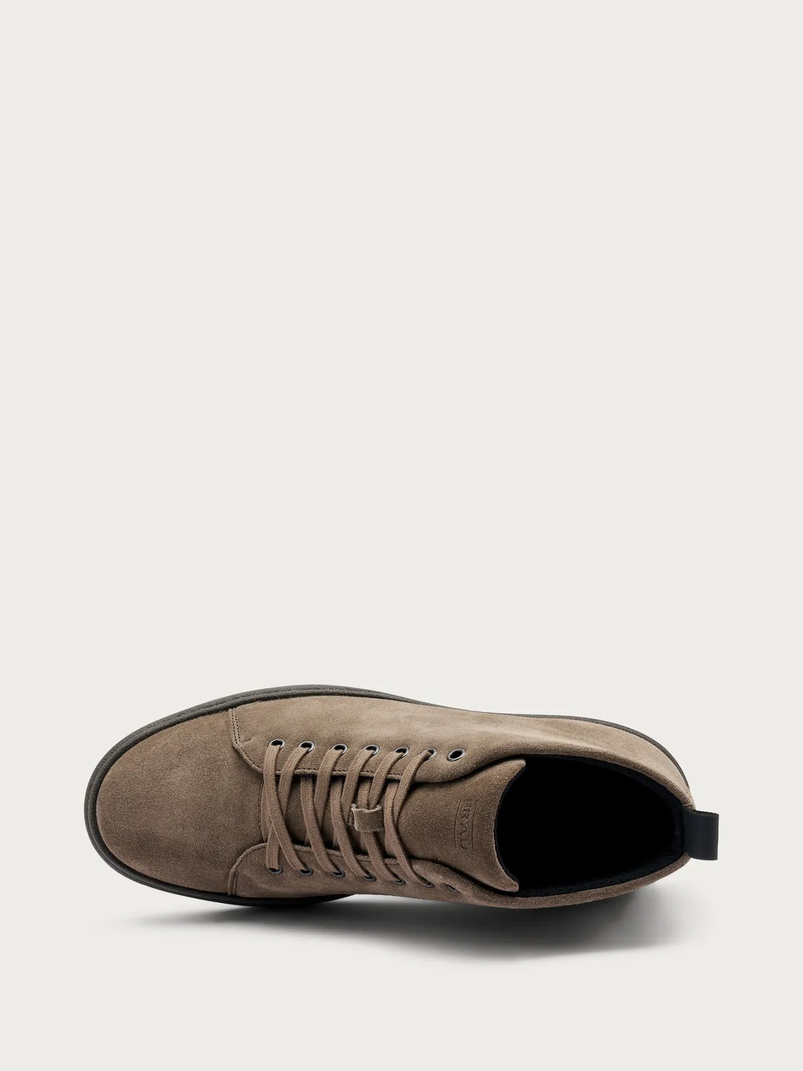 Frau Verona beige suède hoge veterschoenen heren