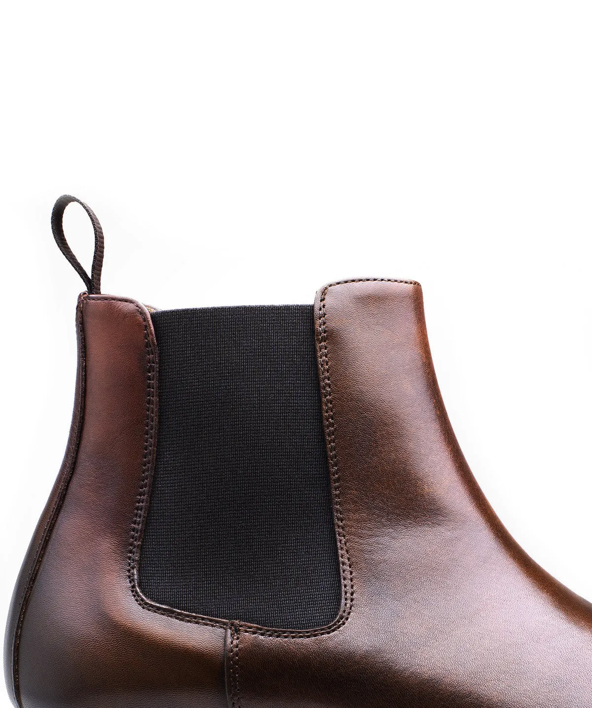 Finsbury Chelsea Walnut chelsea boots bruin leer heren