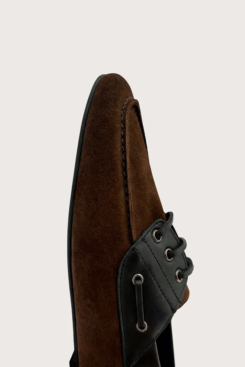 Bryan Stepwise Yale bootschoenen cacao bicolor leer