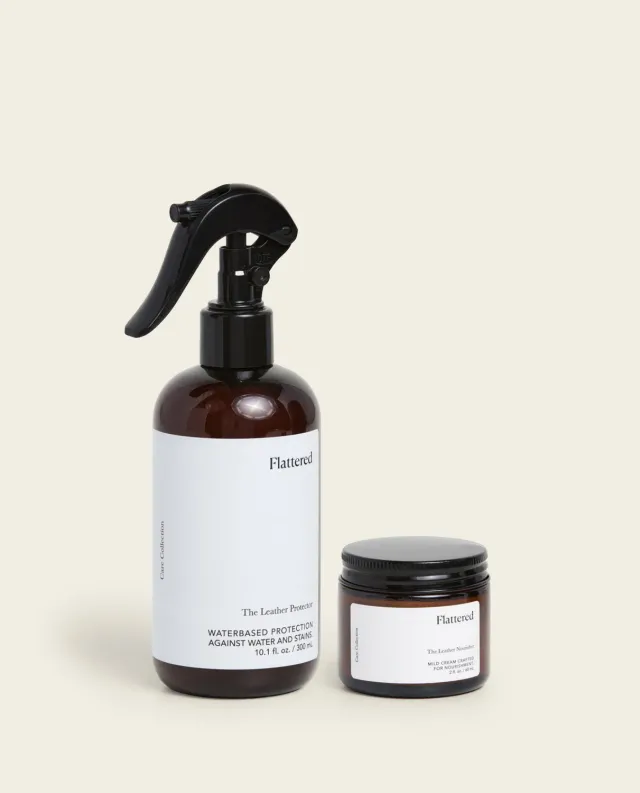 Flattered leerverzorgingsset protector 300ml nourisher