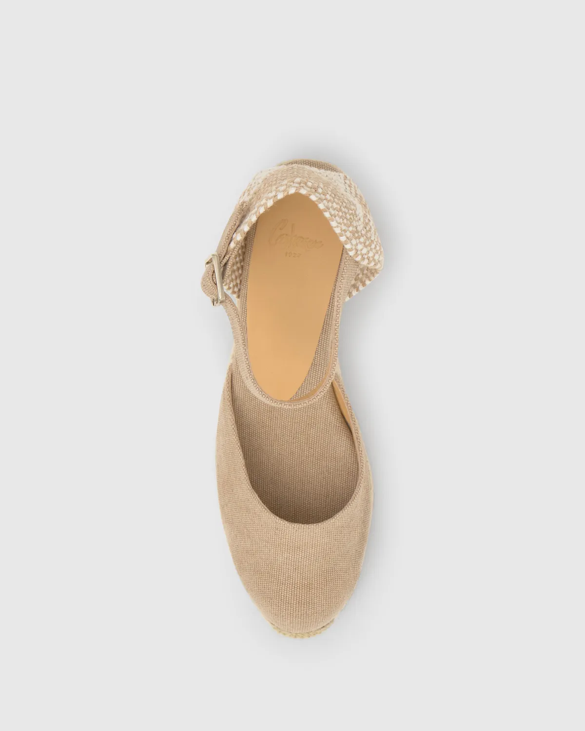 Castaner Carol 3/002 espadrilles sand katoen 5cm