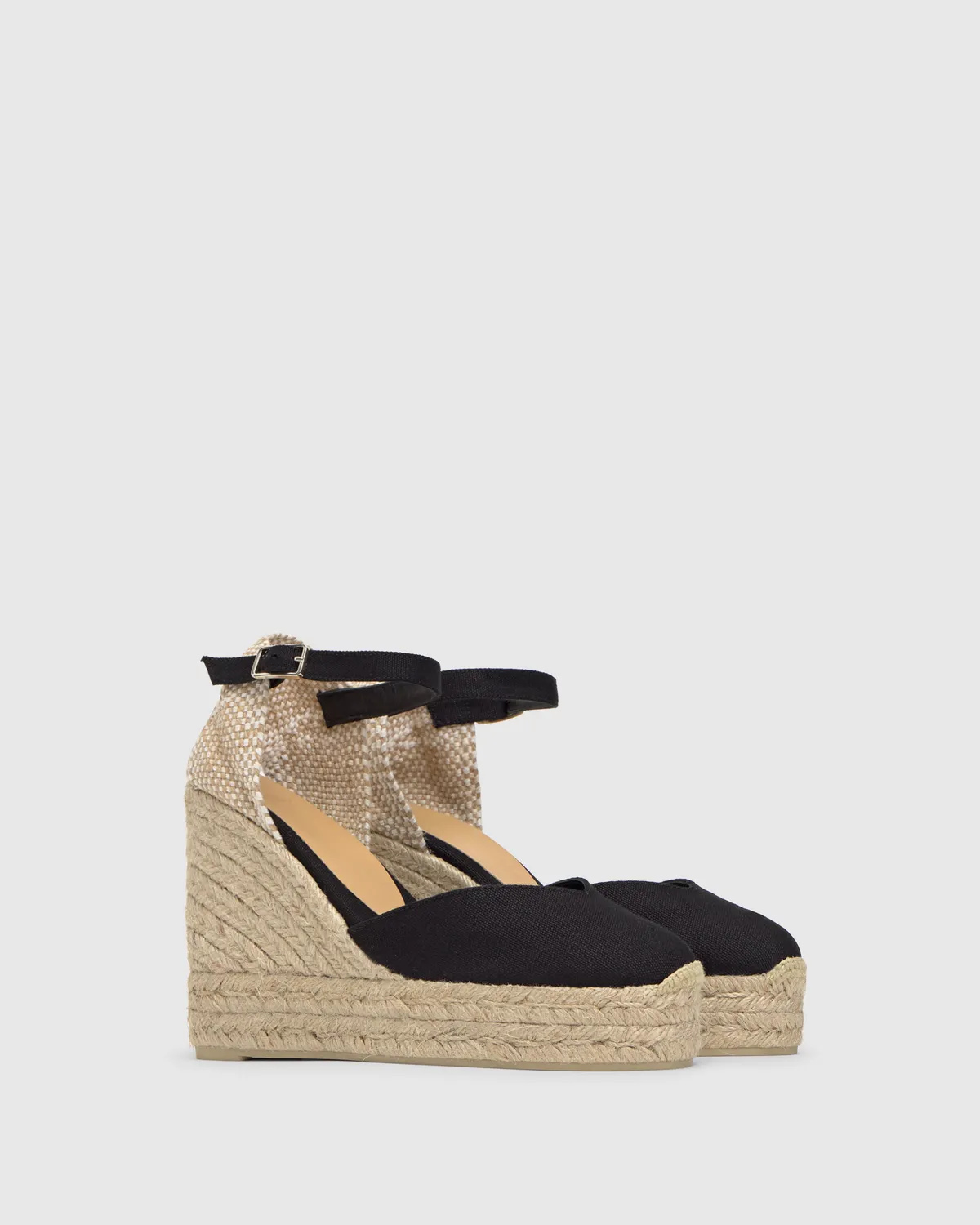 Castaner Chiarita 8ED 001 espadrille zwart