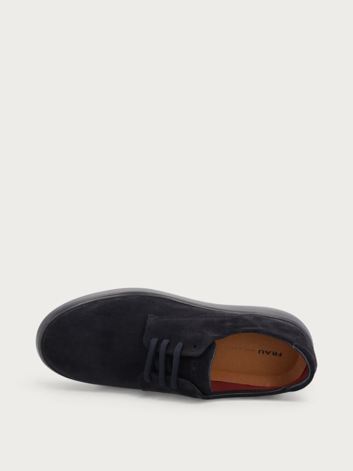 Frau Verona blauwe suède sneakers