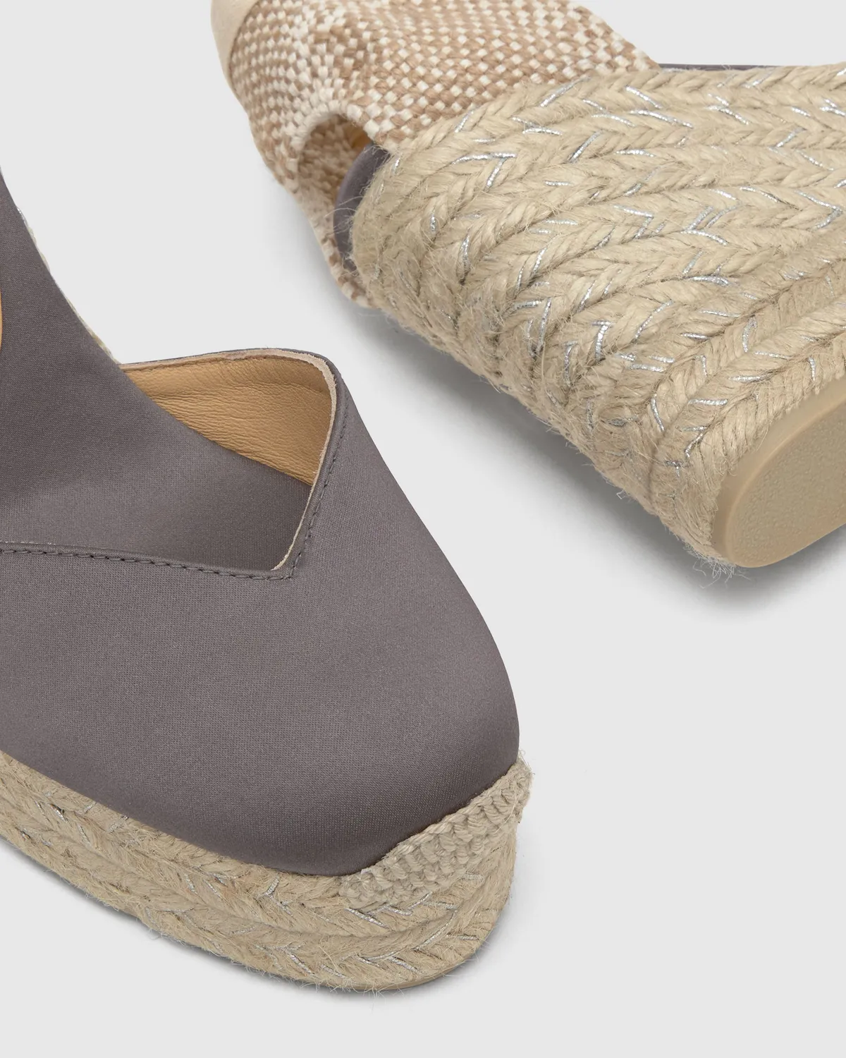 Castaner Chiara 8ED 006 espadrilles grafito satijn