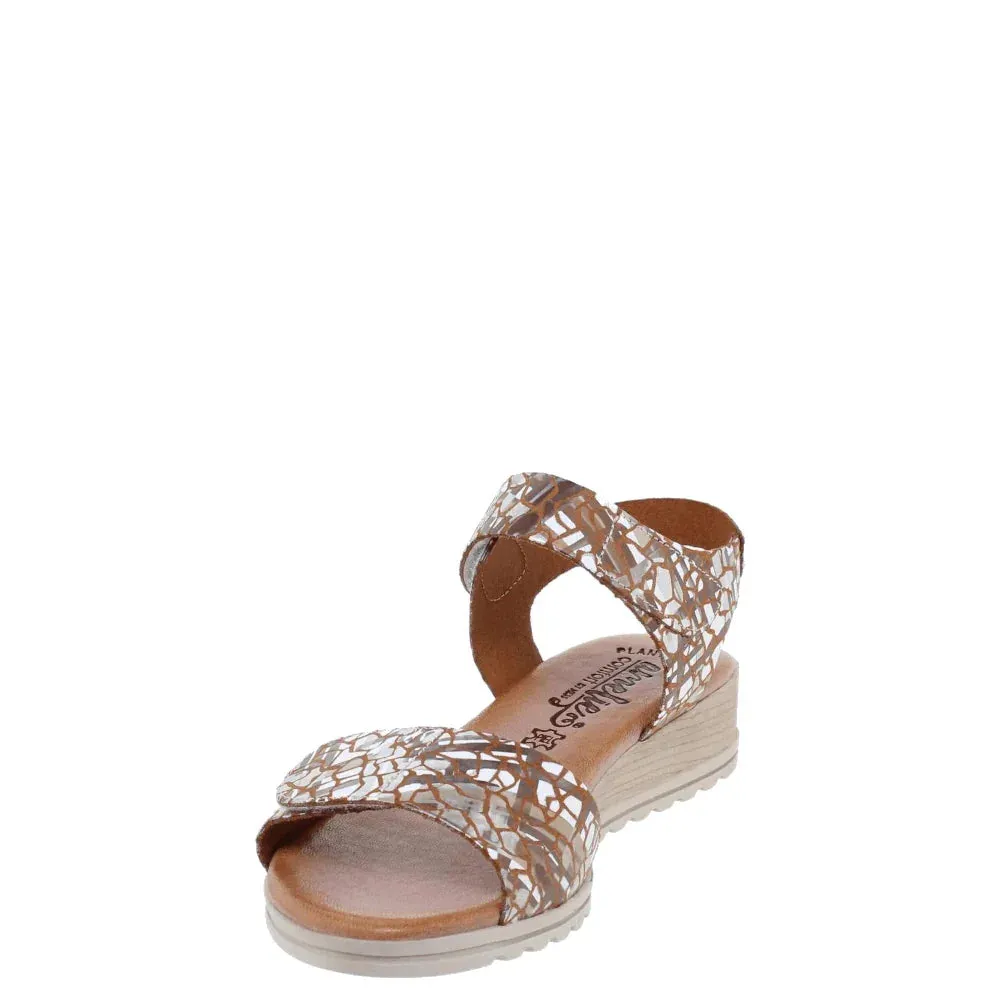 Donelli Sandalen 132 sandalen cognac leer dames