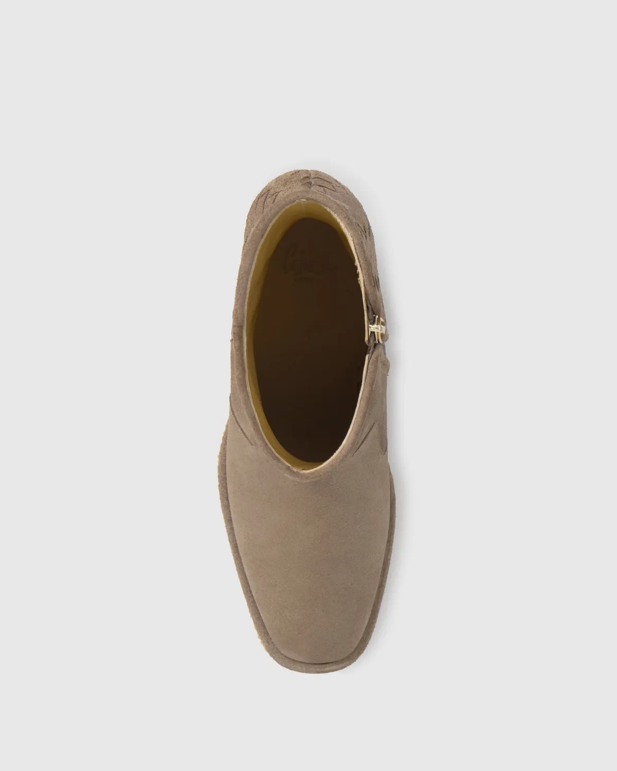 Castaner Brelia 186 enkellaars taupe suède sleehak