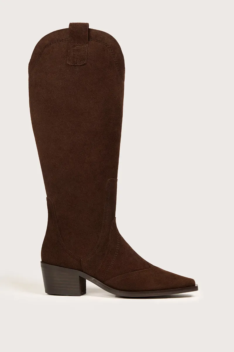 Bryan Stepwise Manuela Plus+ cowboylaarzen cacao suède