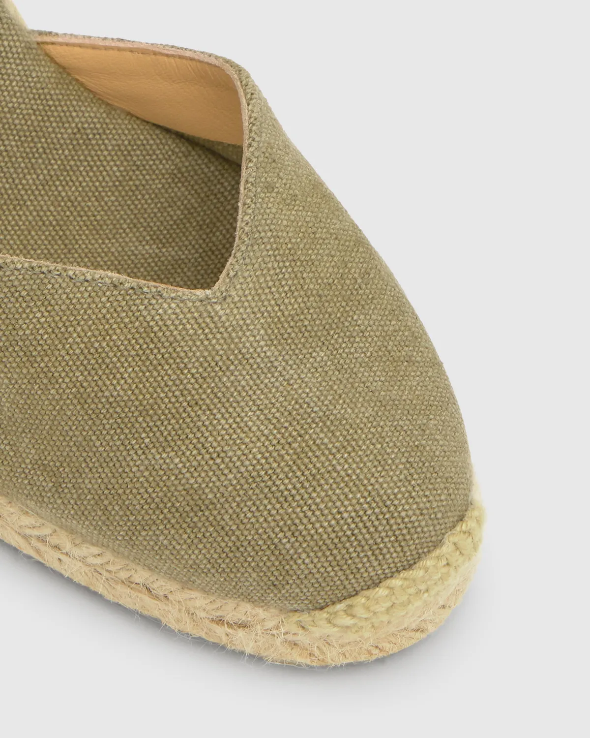 Castaner Chiara 8/002 espadrilles groen 9 cm sleehak