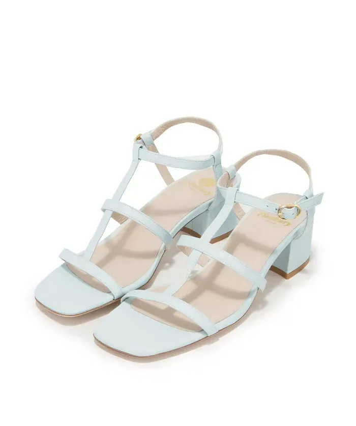 Finsbury Laura sandalen blauw leer dames 4cm