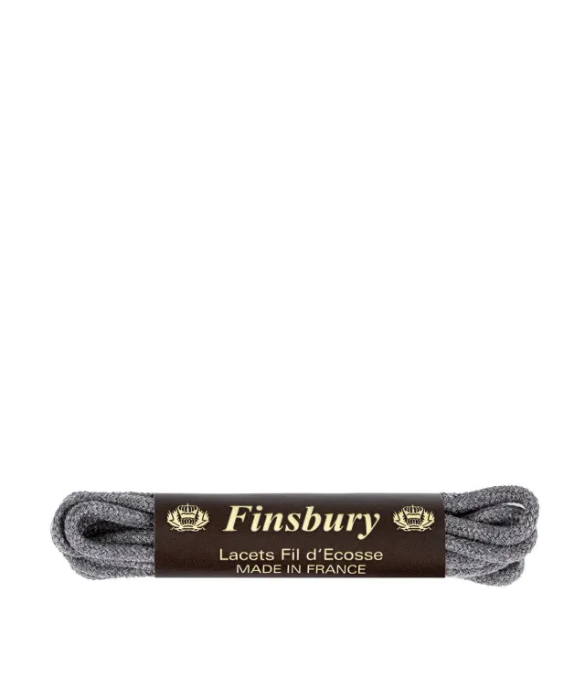 Finsbury veters grijs rond katoen 75 cm