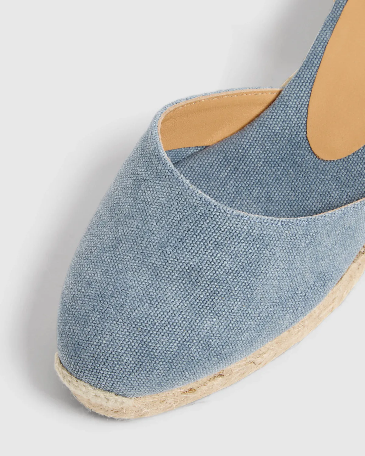 Castaner Carina 3/002 espadrilles blauw sleehak 5 cm
