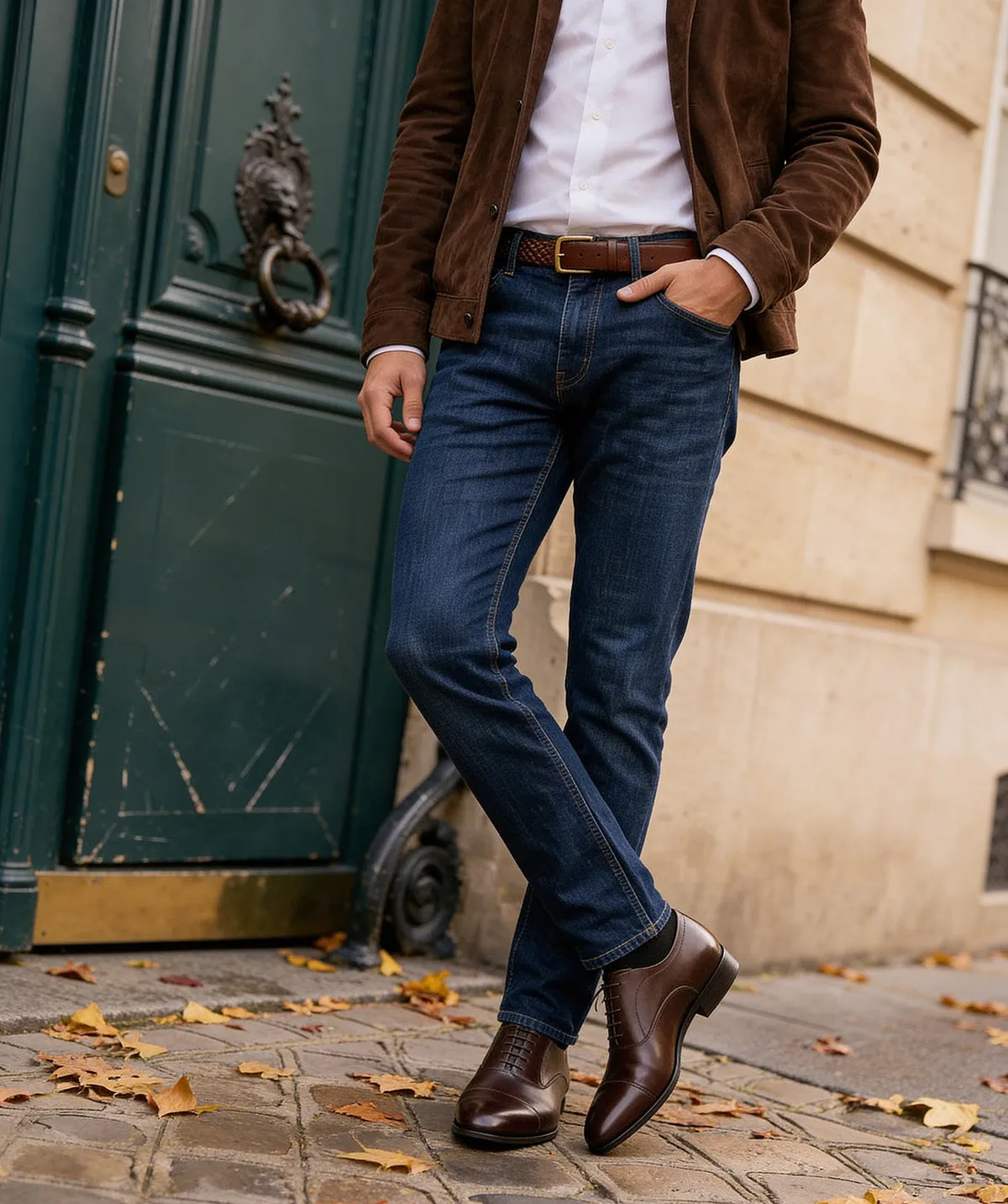 Finsbury Whitney oxford schoenen donkerbruin glad leer