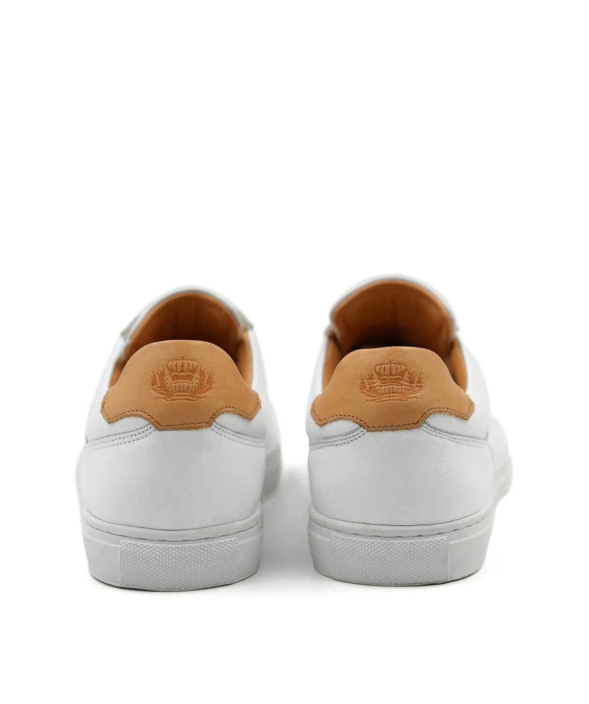 Finsbury Emma sneakers wit leer dames gouden details