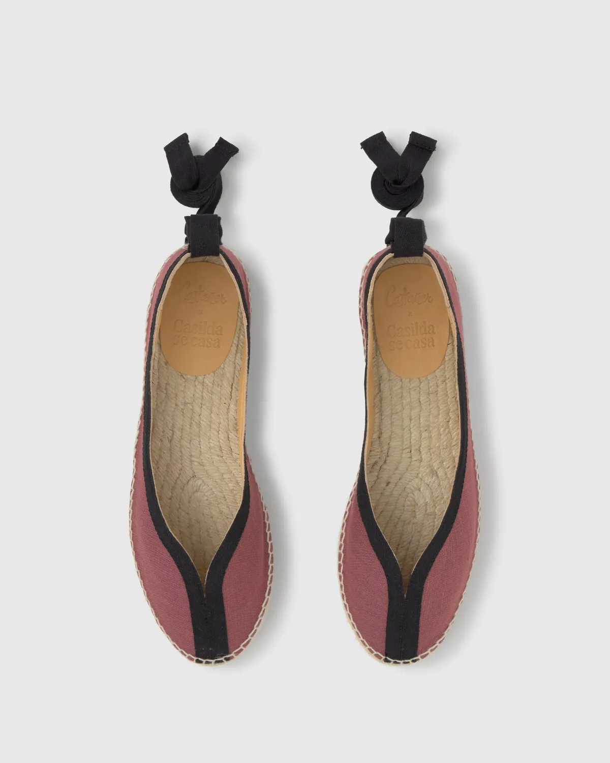 Castaner Kanu CSC/003 ballerina bordeaux linnen