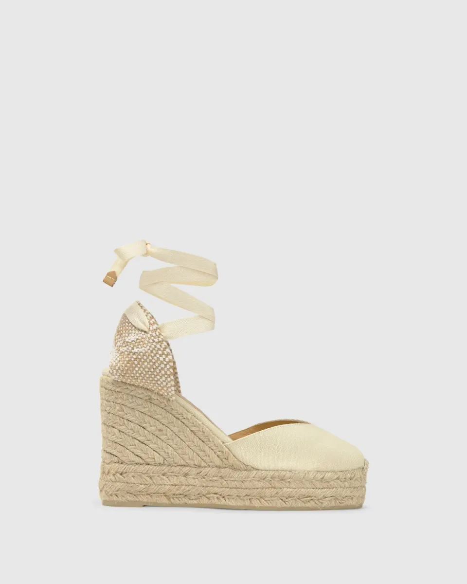 Castaner Chiara CHIARA/8ED/001 espadrilles ivory 11 cm