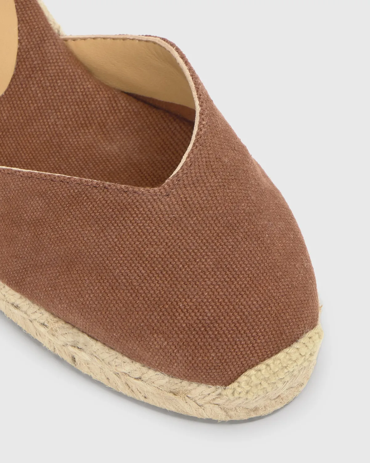 Castaner CHIARITA/6/002 espadrilles pecan katoen 7cm