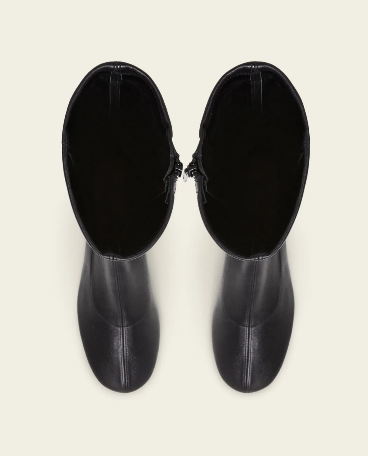 Flattered Eden laarzen zwart stretch hoge schacht