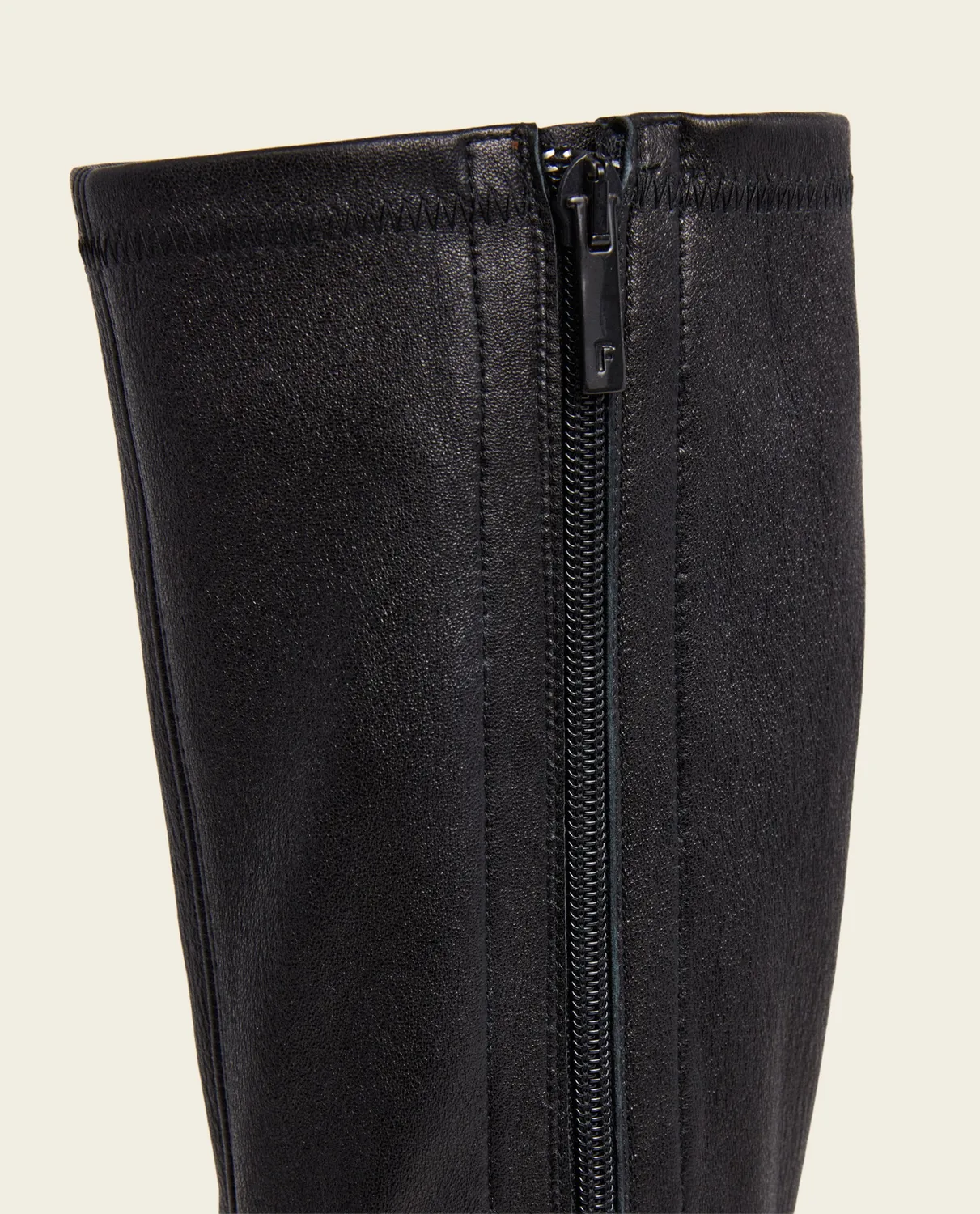 Flattered Eden laarzen zwart stretch hoge schacht