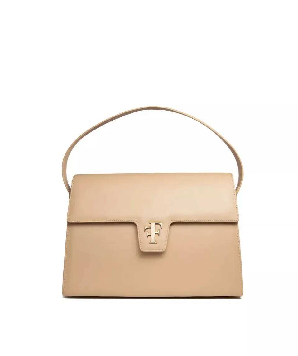 Finsbury FF35 handtas beige leer 13 inch