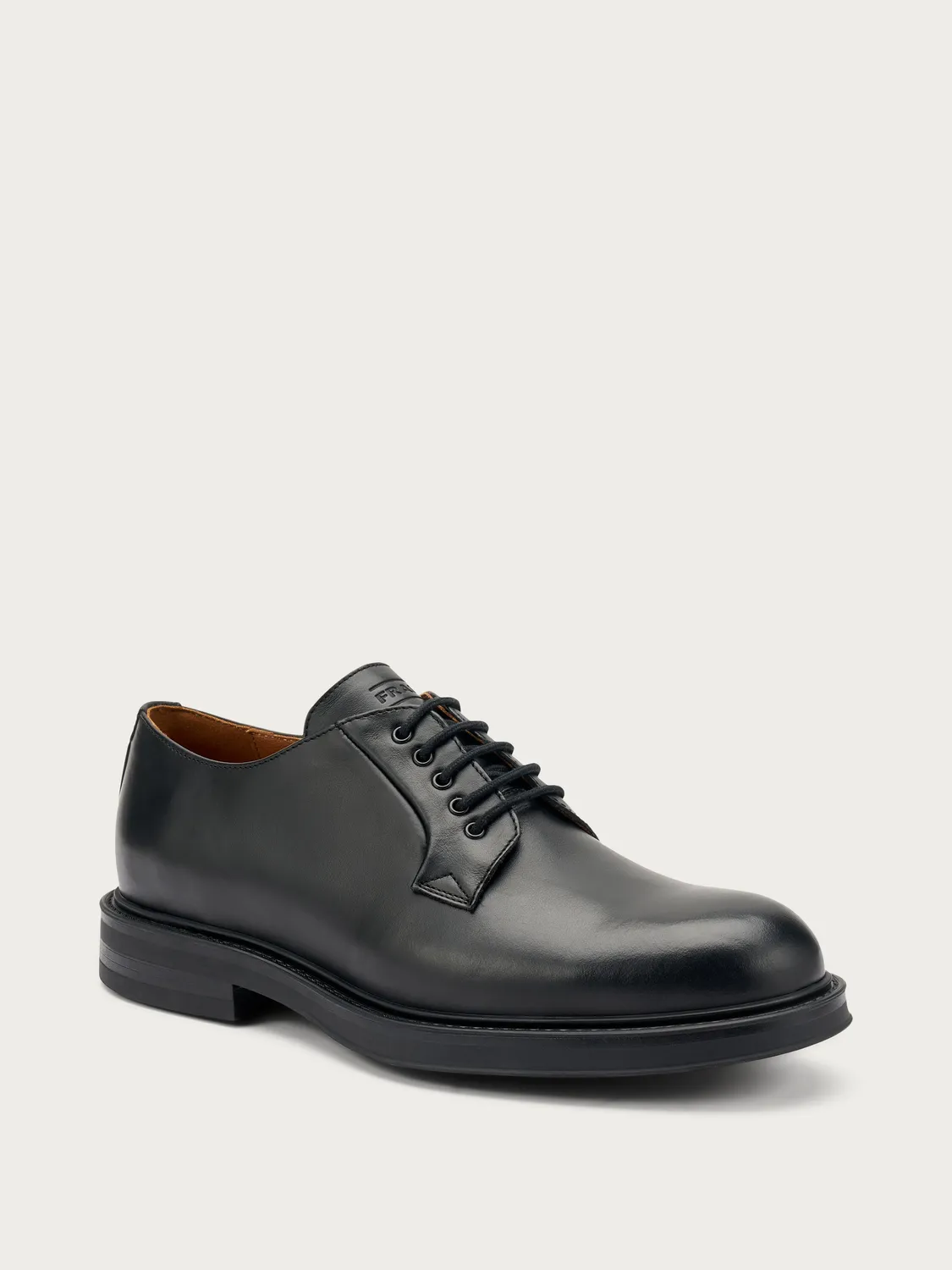 Frau Verona veterschoenen blauw leer smart-casual