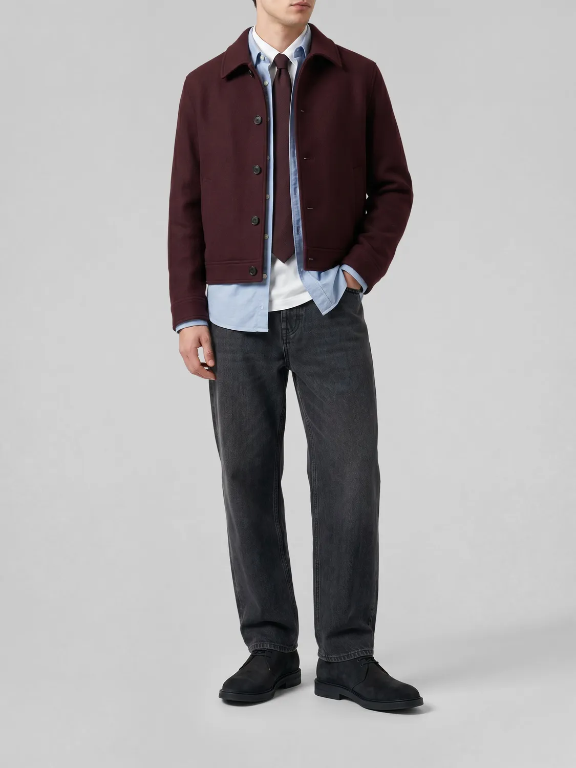 Frau Verona enkellaarzen blauw suede met veters heren