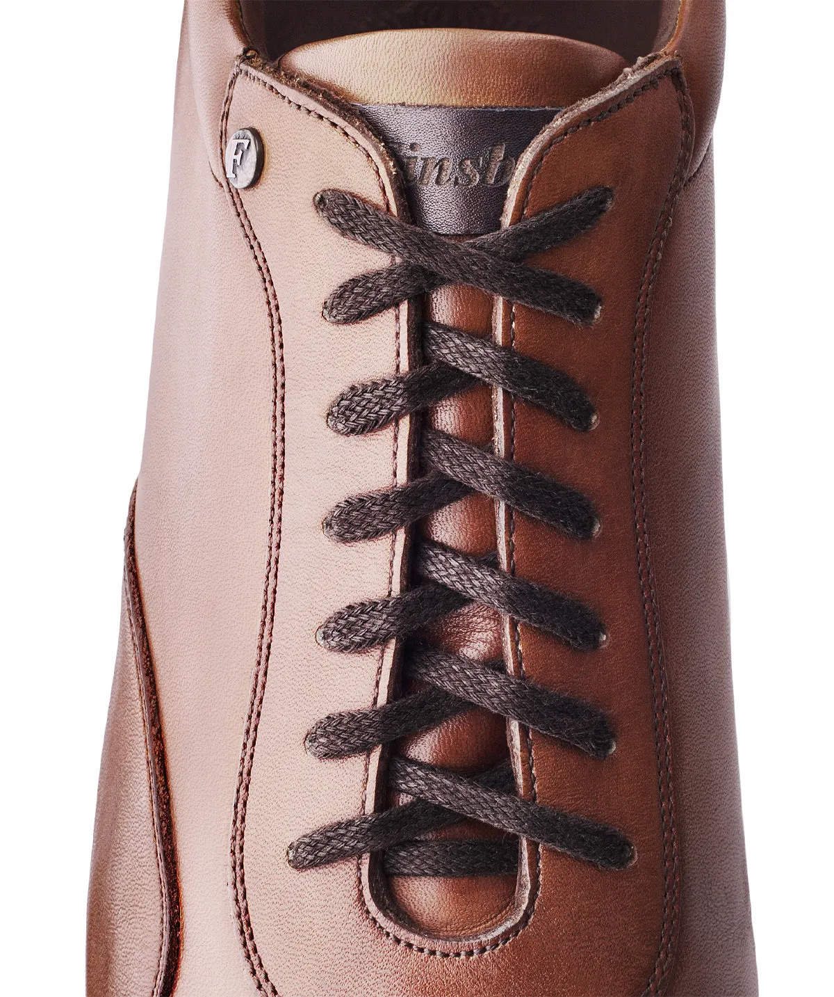 Finsbury Copan sneakers bruin boxcalf leer